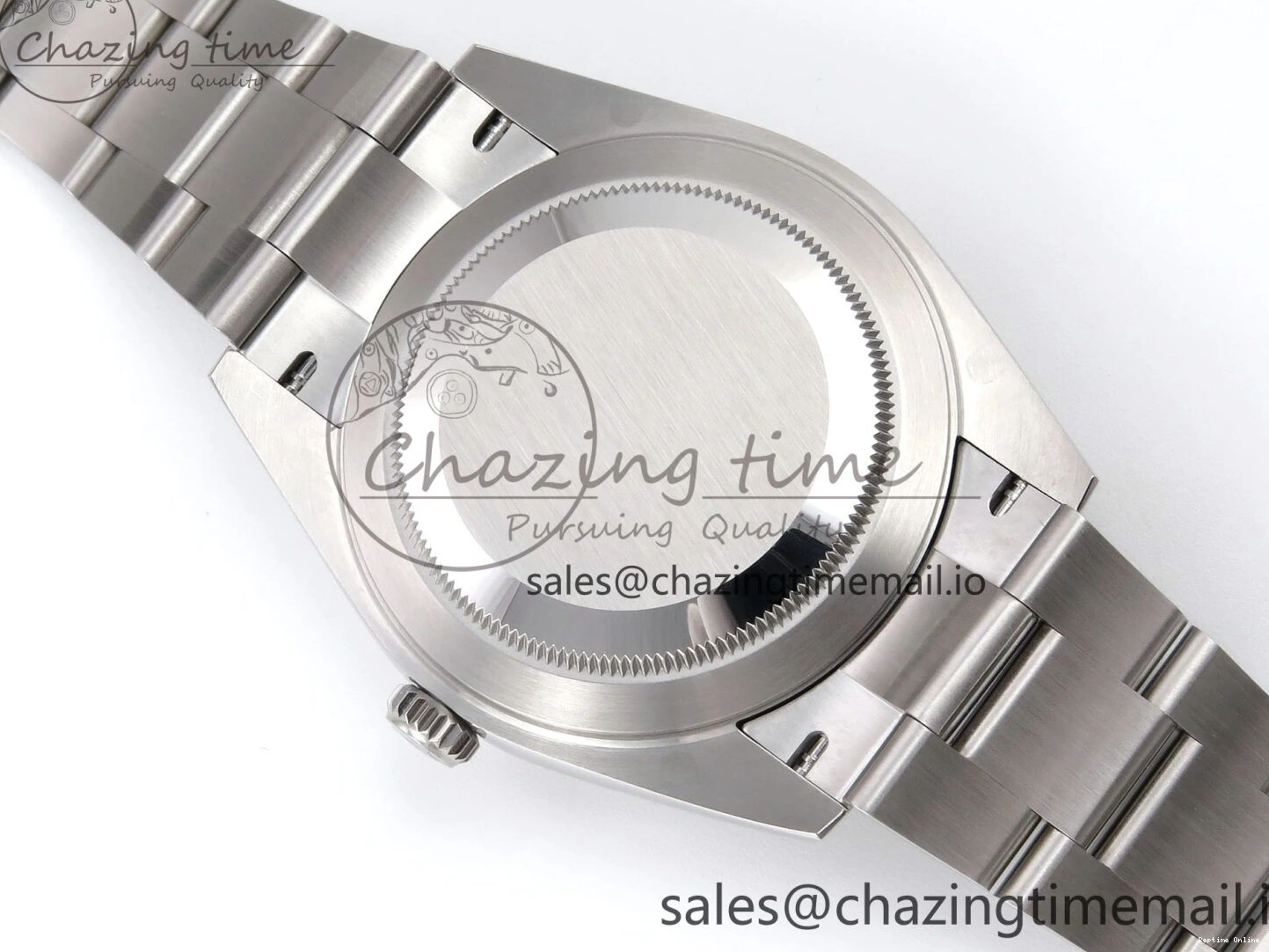 0509 GoodFit DateJust 41 126334 EWEF Best Edition Gray Dial Green Roman on Oyster Bracelet A 1054